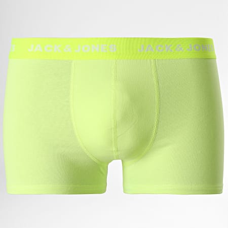 Jack And Jones - Confezione da 5 boxer estivi a colori Rosa Giallo Blu Verde Rosso